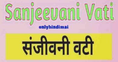 Sanjeevani Vati Ingredients in Hindi